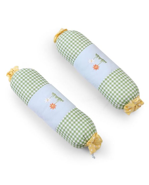Babyhug Premium Cotton Bedding Set Farm Theme Pack of 4 - Yellow