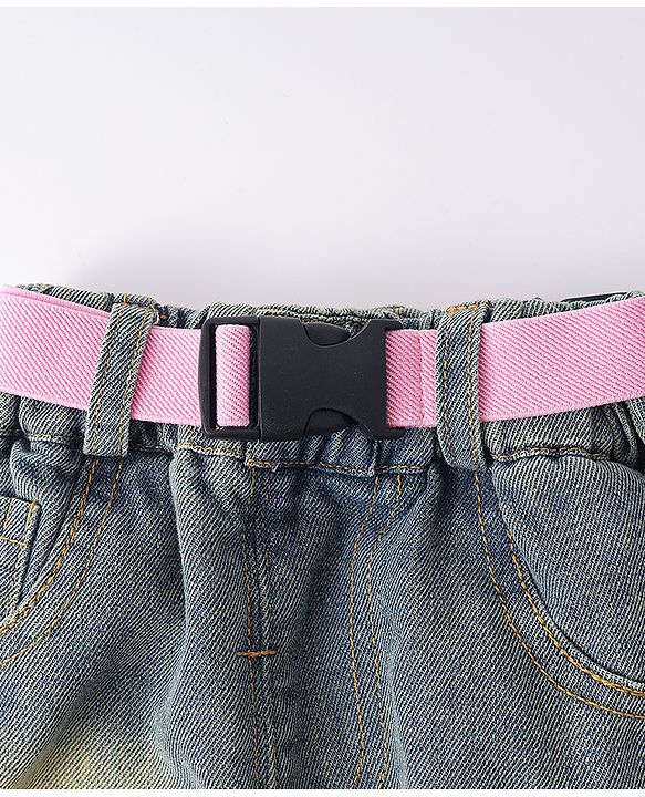Pine Kids Solid Color Belt - Pink