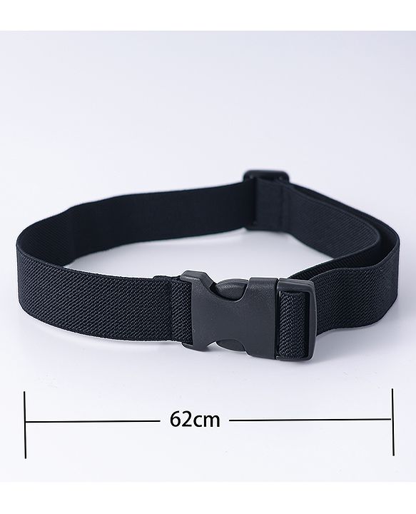 Pine Kids Solid Color Belt  - Black