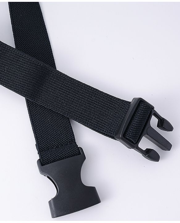 Pine Kids Solid Color Belt  - Black