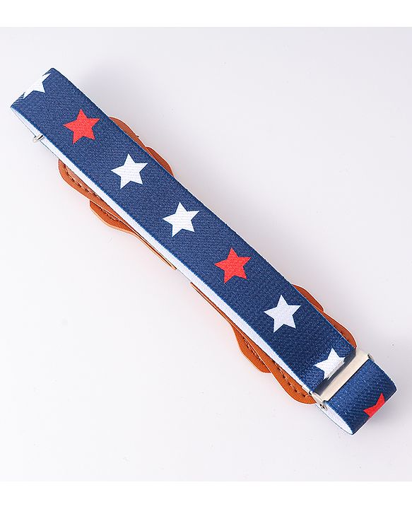 Babyhug Belt With Star Print - Blue