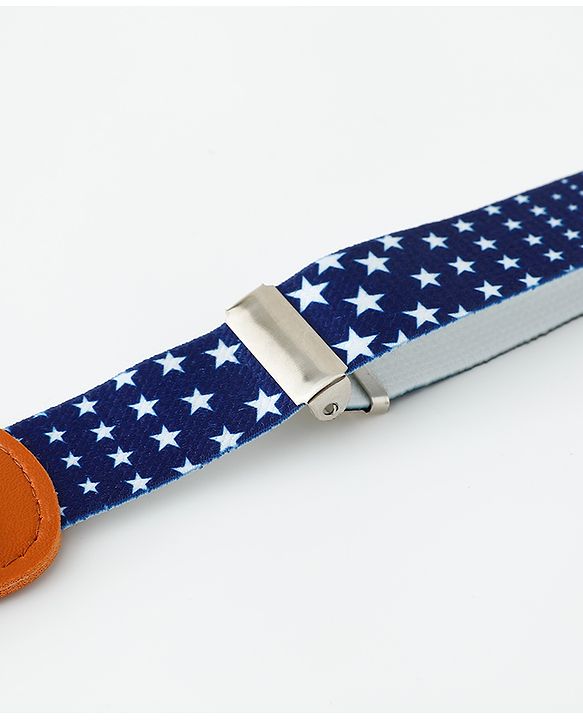 Babyhug Free Size Star Printed Belt - Navy Blue