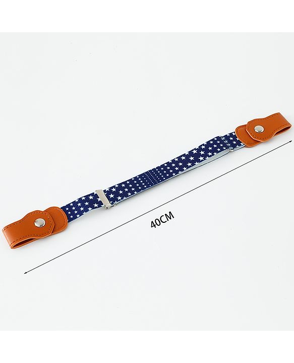 Babyhug Free Size Star Printed Belt - Navy Blue