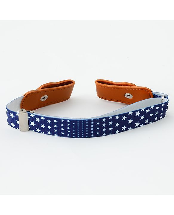 Babyhug Free Size Star Printed Belt - Navy Blue