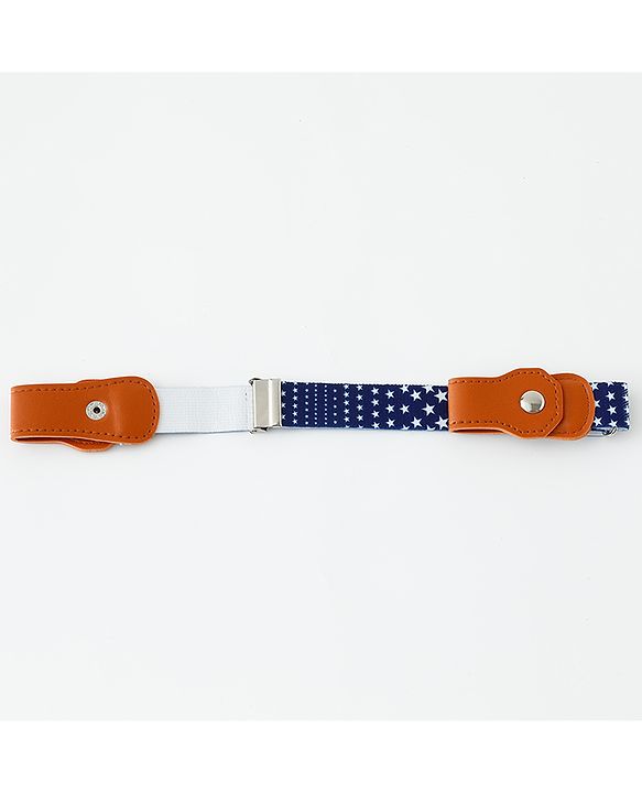 Babyhug Free Size Star Printed Belt - Navy Blue