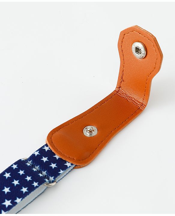 Babyhug Free Size Star Printed Belt - Navy Blue