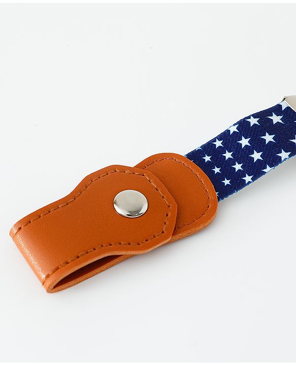 Babyhug Free Size Star Printed Belt - Navy Blue