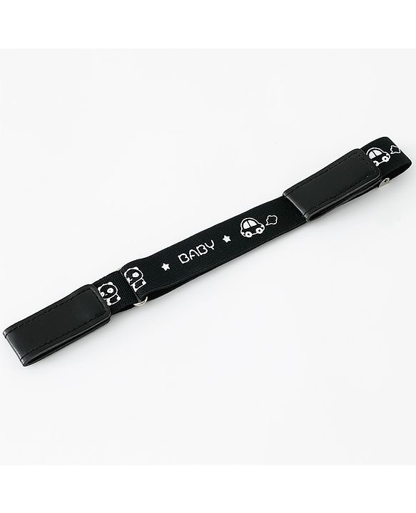 Babyhug Belt With Car Print - Black