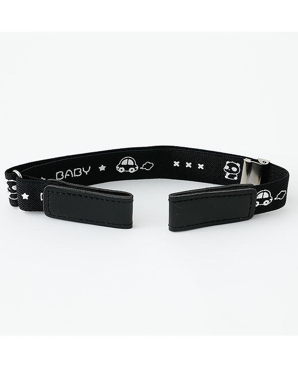 Babyhug Belt With Car Print - Black