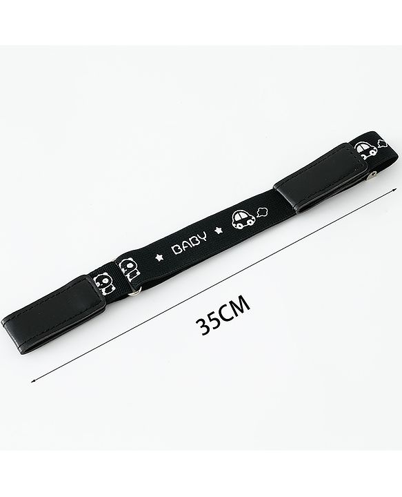 Babyhug Belt With Car Print - Black