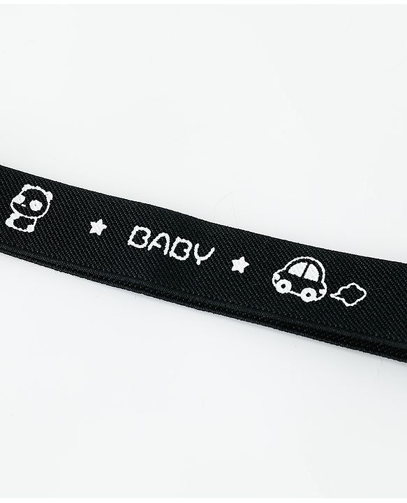 Babyhug Belt With Car Print - Black