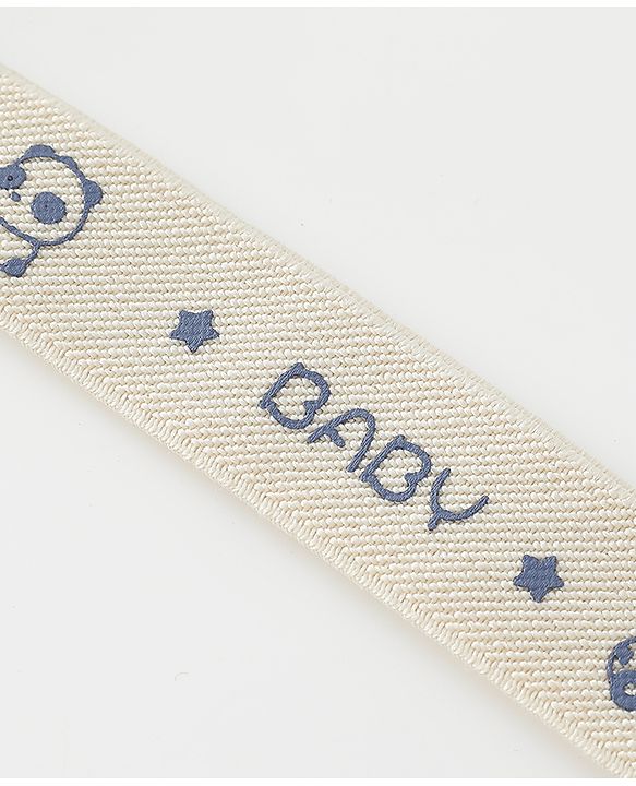 Babyhug Belt With Panda Print - Cream