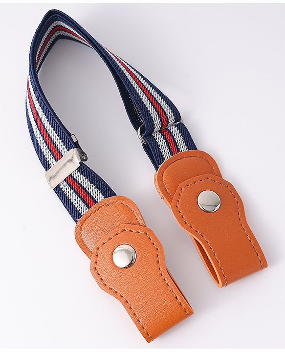 Babyhug Belt with Stripe - Royal Blue