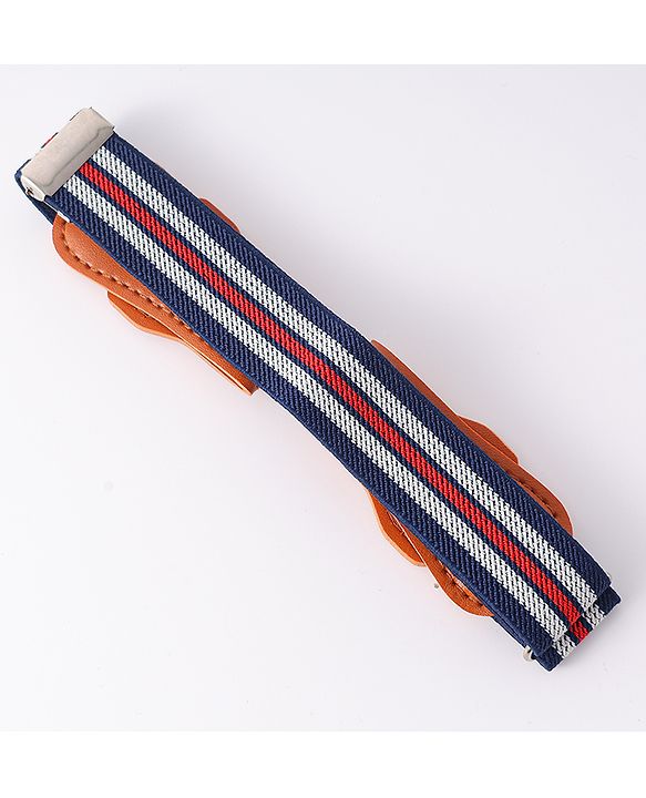 Babyhug Belt with Stripe - Royal Blue