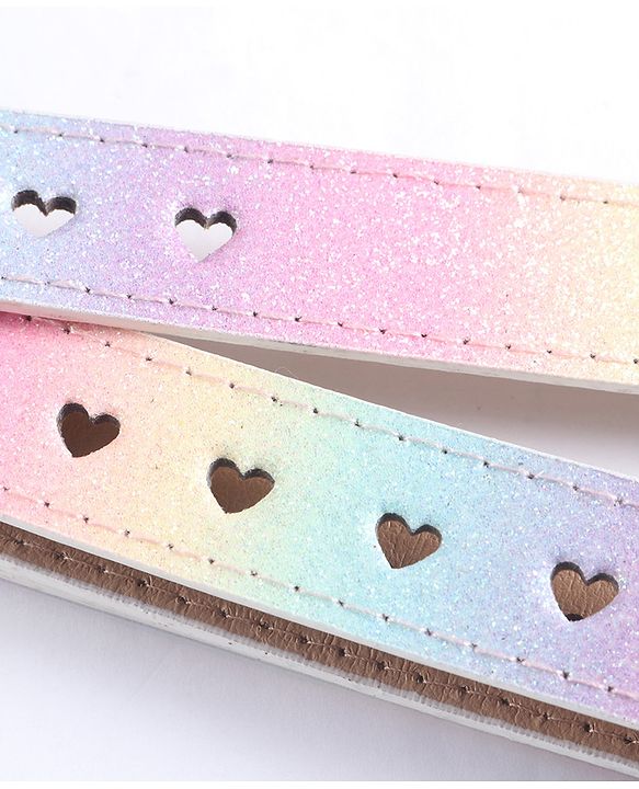 Pine Kids Solid Heart Shape Buckle Belt- Belt Color May Vary