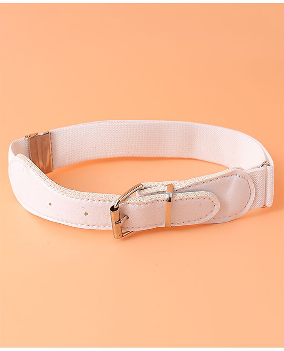 Babyhug Buckle Lock Belt - White