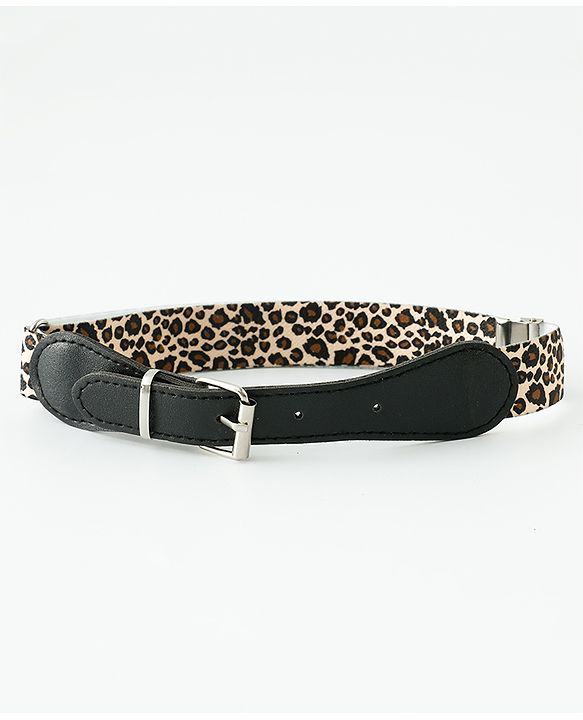 Babyhug Belt with Cheetah Print - Black