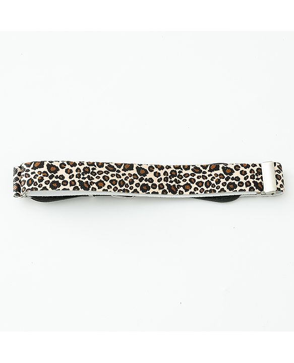 Babyhug Belt with Cheetah Print - Black