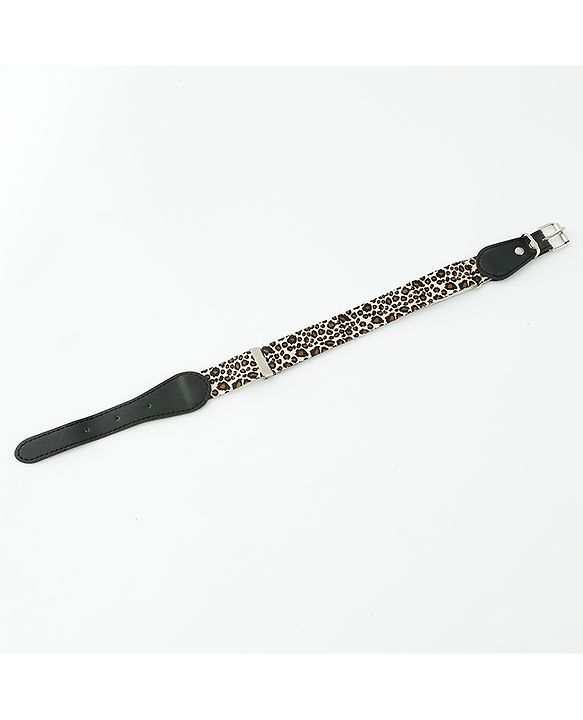Babyhug Belt with Cheetah Print - Black