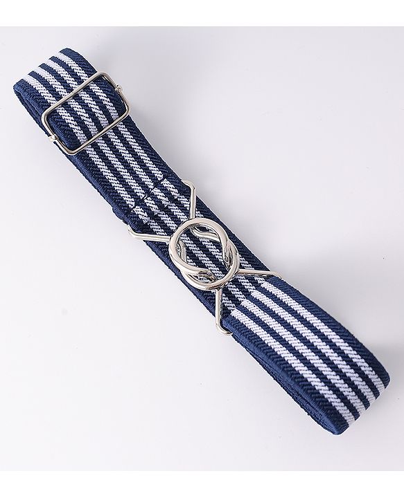 Babyhug Belt With Stripes - Navy Blue