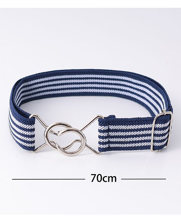 Babyhug Belt With Stripes - Navy Blue
