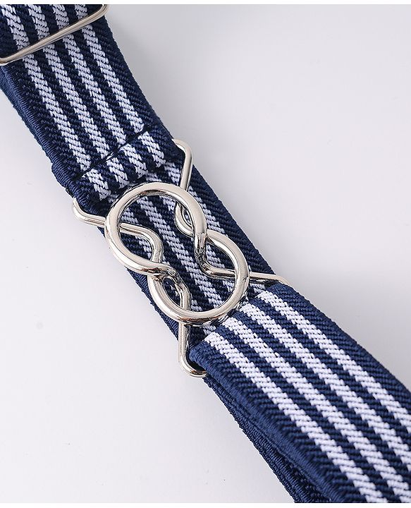 Babyhug Belt With Stripes - Navy Blue