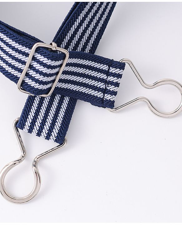 Babyhug Belt With Stripes - Navy Blue