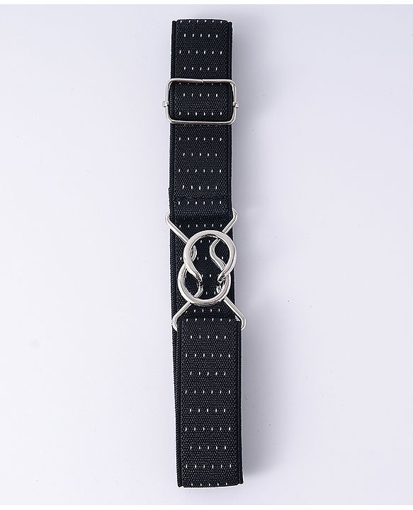 Babyhug Belt With Polka Dot Print - Black