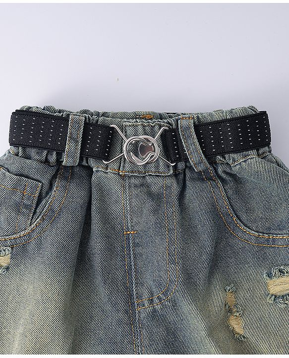 Babyhug Belt With Polka Dot Print - Black