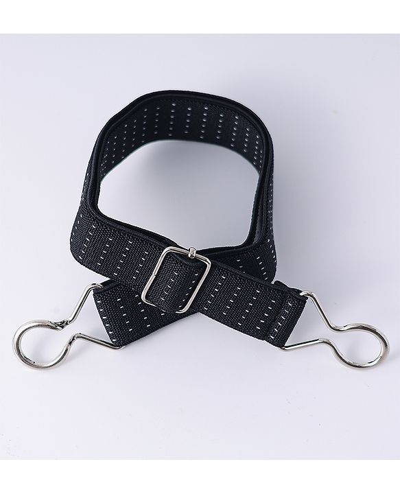 Babyhug Belt With Polka Dot Print - Black