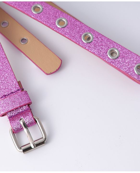 Pine Kids Free Size Glitter Belt - Pink