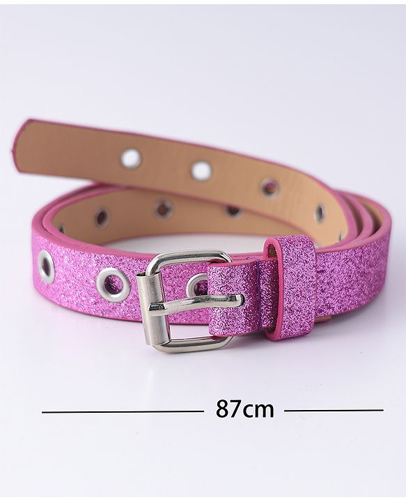 Pine Kids Free Size Glitter Belt - Pink