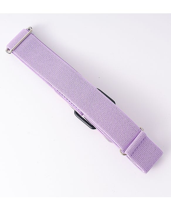 Babyhug Free Size Belt With Bow Applique - Purple