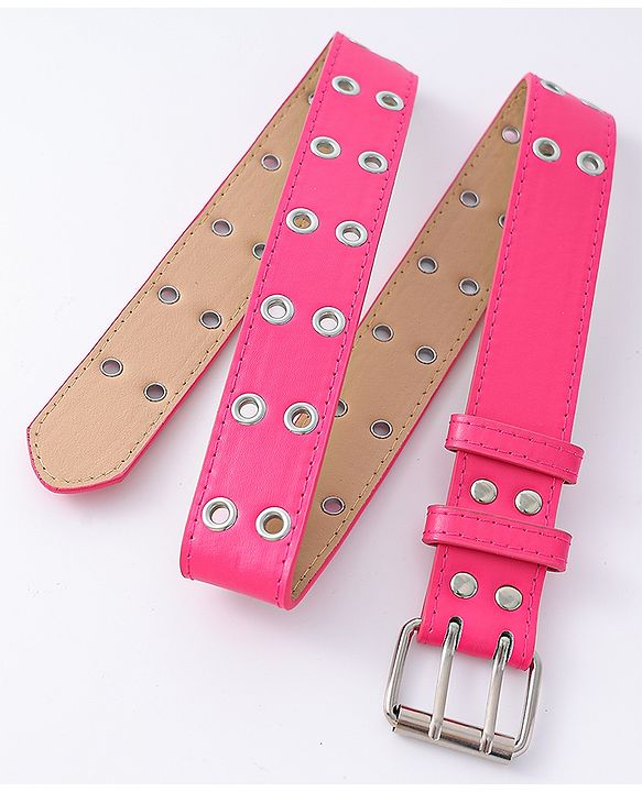 Pine Kids Free Size Belts - Dark Pink