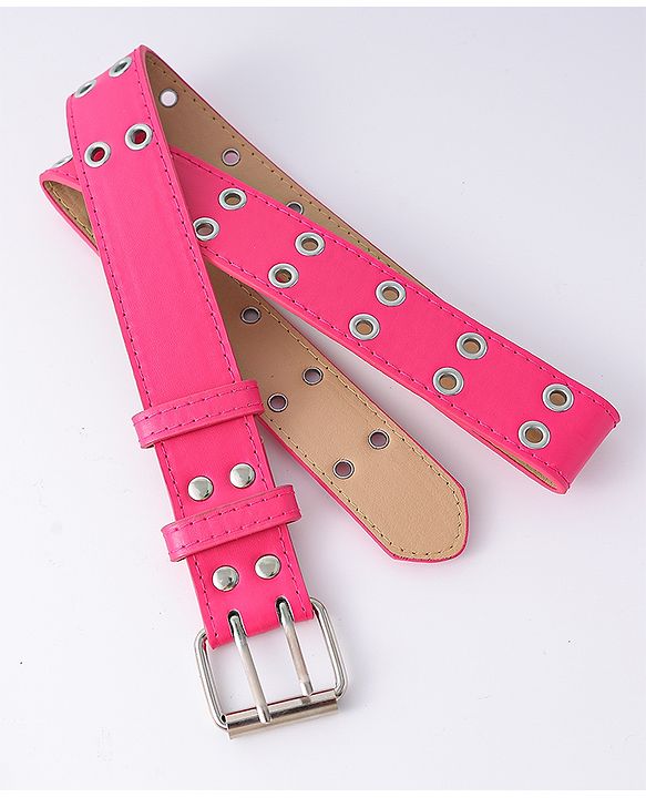 Pine Kids Free Size Belts - Dark Pink