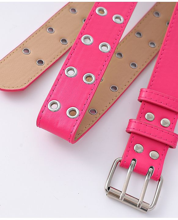 Pine Kids Free Size Belts - Dark Pink