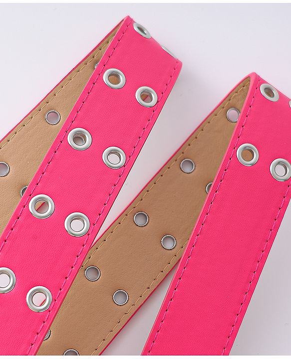 Pine Kids Free Size Belts - Dark Pink