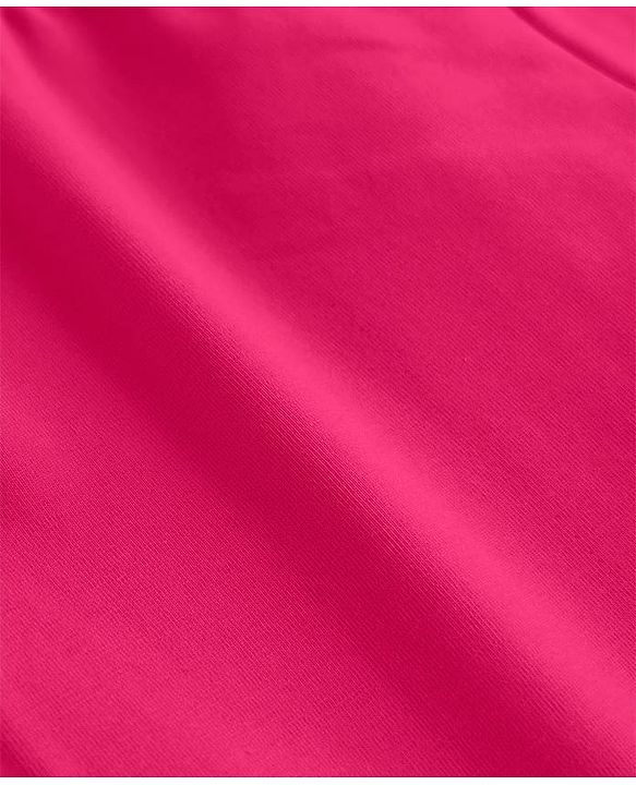Pine Kids Knit Full Length Solid Leggings with Stretch - Fushsia