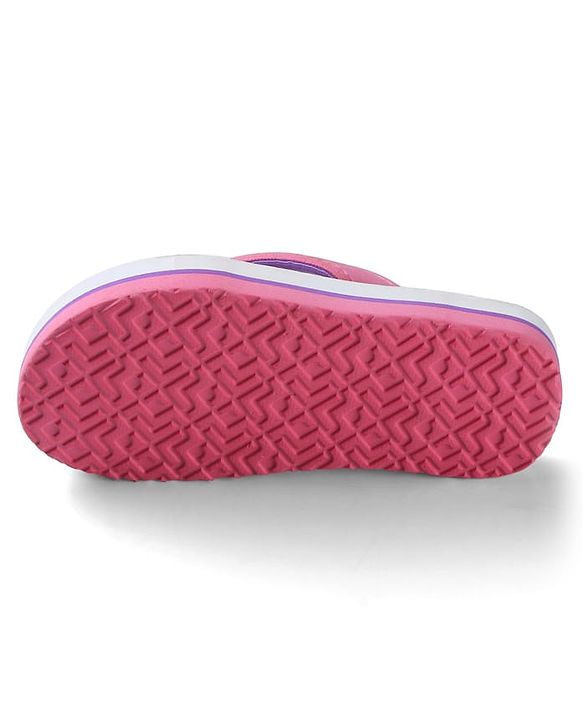 Pine Kids Slip On Flip Flops with Floral Print - Pink