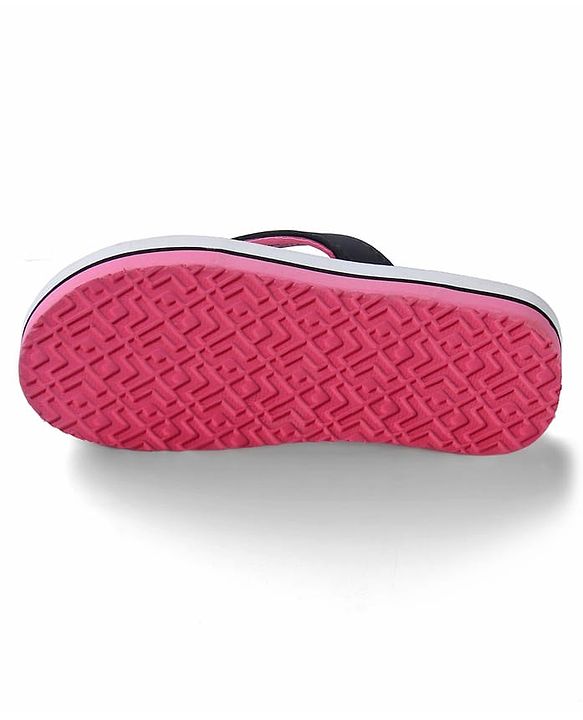 Pine Kids Slip On Flip Flops with Skating Print - Pink