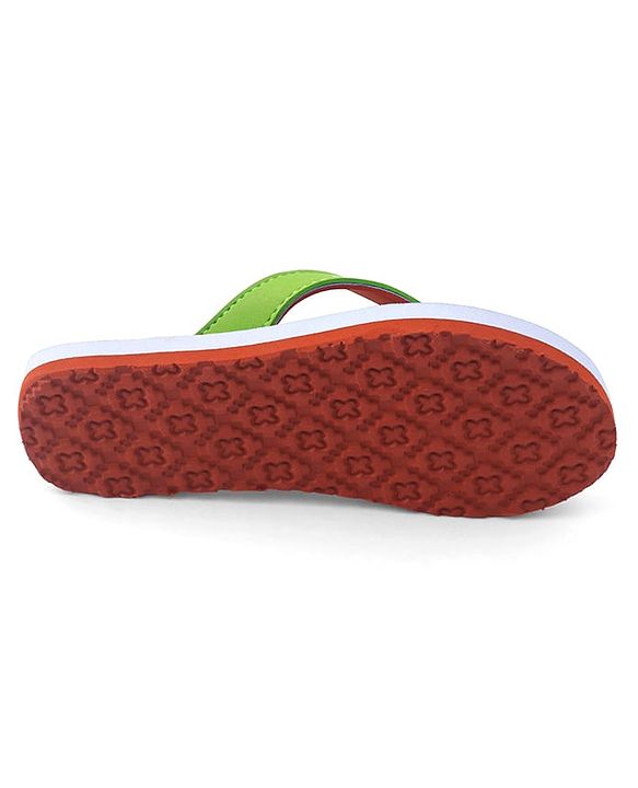 Pine Kids Flip Flops With Text Print - Blue