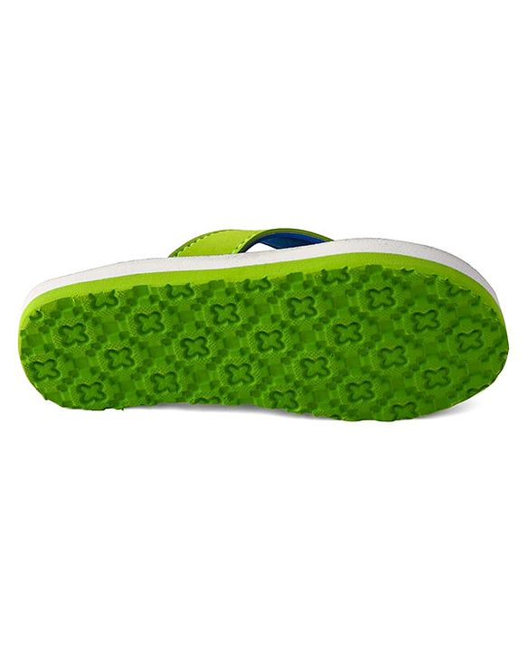 Pine Kids Slip On Flip Flops With Text Print - Navy Blue