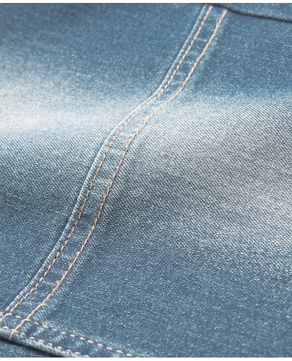 Pine Kids Denim Woven Full Length Cut & Sew Washed Jeans - Blue