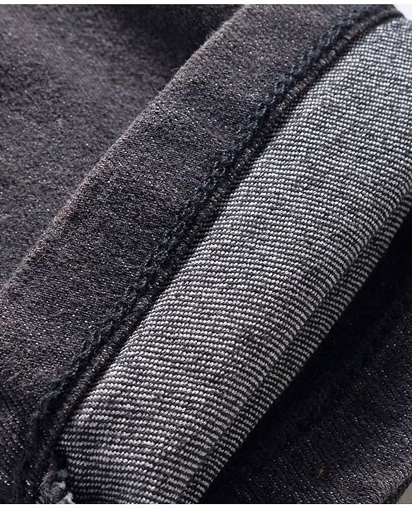 Babyhug Denim Full Length Washed Slim Fit Jeans With Stretch - Dark Blue