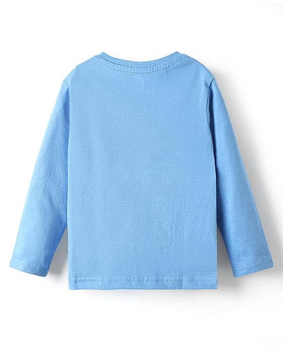 Babyhug Cotton Knit Full Sleeves Night Suit with Doctor Court Print - Blue