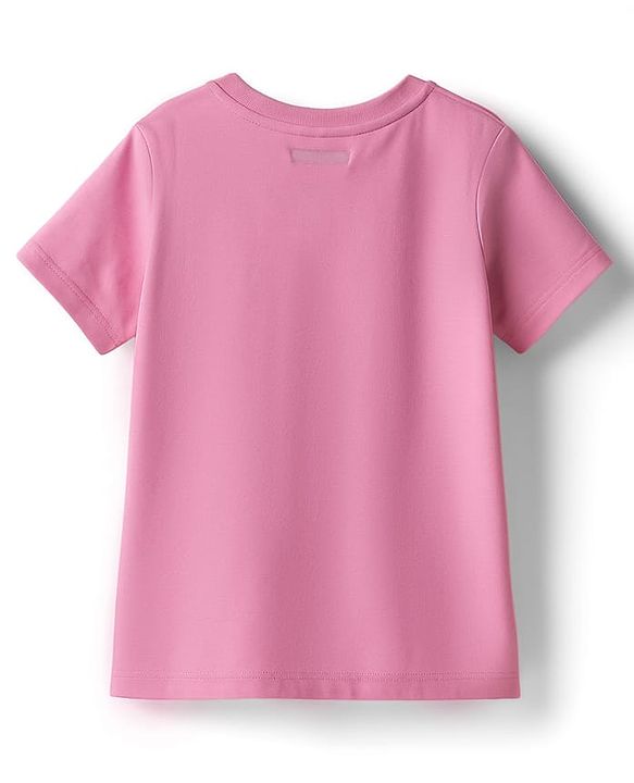 Pine Kids Cotton Knit Half Sleeves T-Shirt With Text Print Pack Of 3 - Yellow Navy Blue & Pink