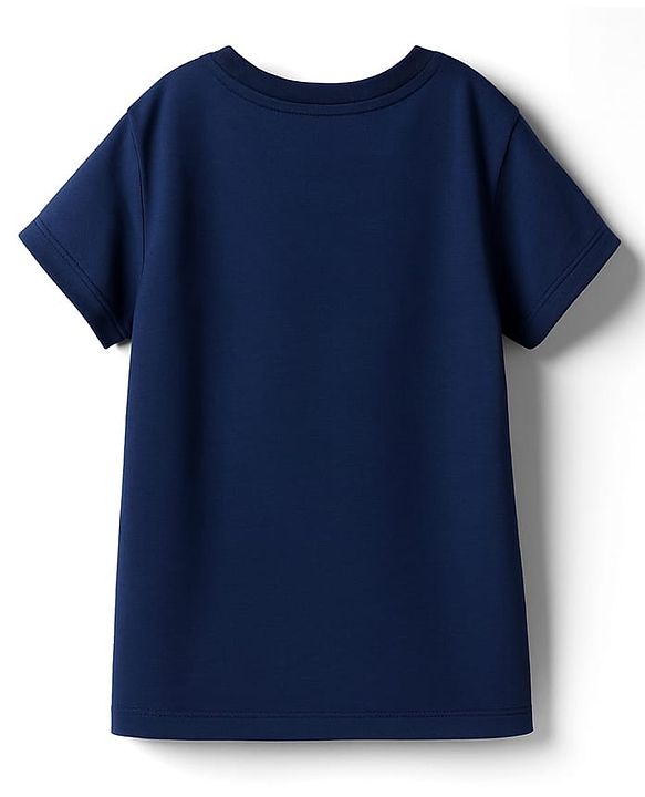 Pine Kids Cotton Knit Half Sleeves T-Shirt With Text Print Pack Of 3 - Yellow Navy Blue & Pink