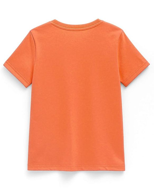 Pine Kids Cotton Knit Half Sleeves Text Printed T-Shirts Pack of 3 - Orange Violet & Green