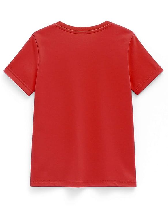 Pine Kids Cotton Knit Half Sleeves T-Shirts with Text Print Pack of 3 - Yellow Red & Purple
