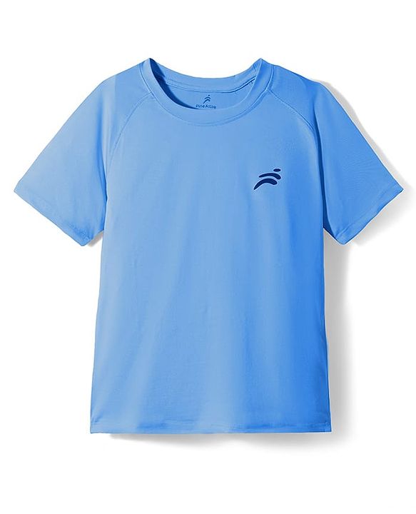 Pine Active Knit Half Raglan Sleeves Solid Color T-Shirts Pack of 3 - Black Blue & Neon Green